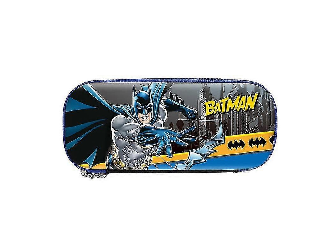 Estojo com estampa de Batman, Homem-Aranha e Capitão América para meninos e meninas, organizador com zíper Miraflow