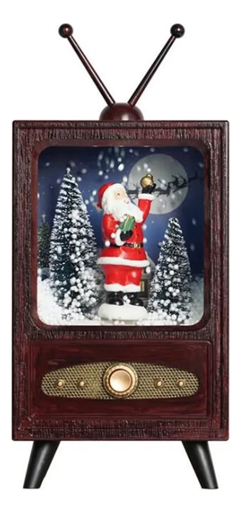 Nova Decoração Musical De Globo De Neve De Papai Noelvayotoy