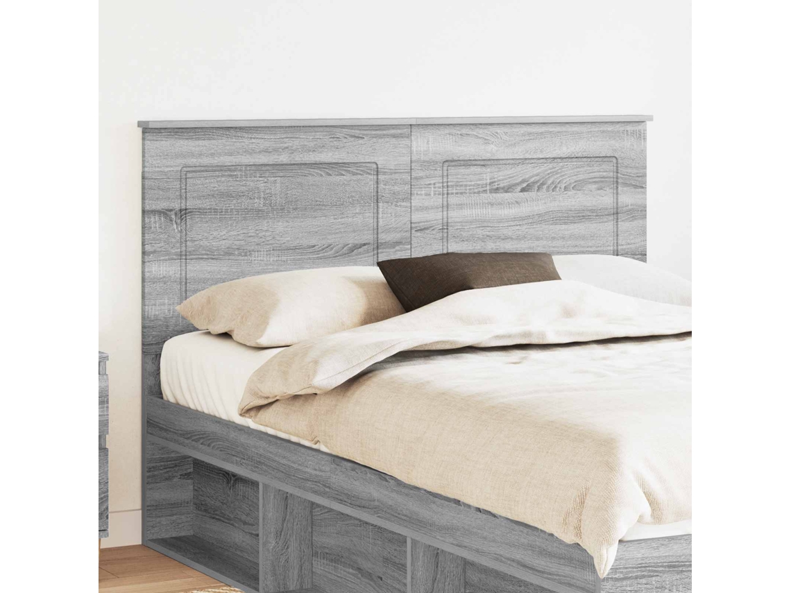 Vidaxl Cabeceira Sonoma Cinza 100 Cm Madeira Engenheirada
