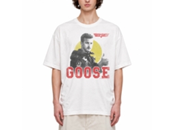 Rockinstone Top Gun Movie Goose White Adult T-shirt Size:xxxl