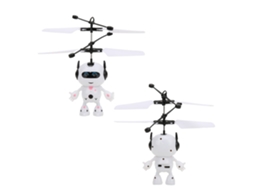 Primerox brinquedo de Robô de Indução Mão com Carregamento Usb Branco para Crianças