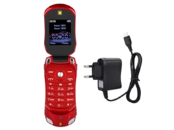 Celular Flip para estudantes com luz de corrida EOOCOO