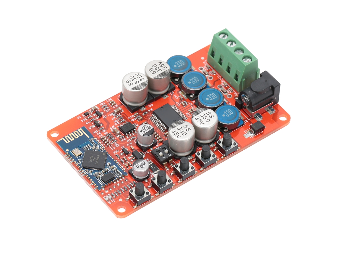 Aetheria amplificador de Potência Bluetooth 4.0 Tda7492 com Receptor Áudio e Dissipador de Calor
