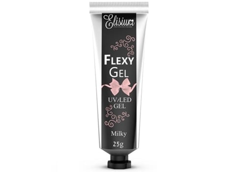 Flexy Gel Para Alongamento De Unhas Lácteas, Capacidade 25g. Elísio