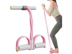 Aparelho Para Exercícios Abdominais - 6 Tubos Com Alça E Pedal Multifuncional De Perna Condicionamento Físico, Perda Peso, Ioga-aquaforge