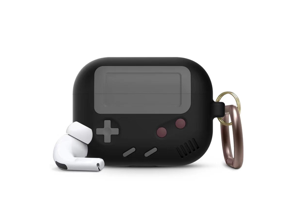 Capa Para Airpods, Capa Protetora De Silicone Com Cordão, Compatível Com Carregamento Sem Fio