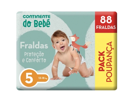 Fraldas Proteção e Conforto 13-18kg T5 Pack Poupança
