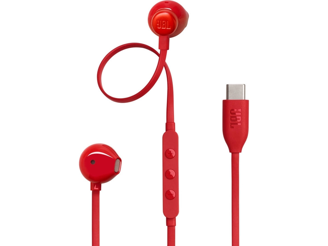 Auriculares com Fio JBL Tune 305C (Outlet Caixa Aberta - In Ear - Microfone - Vermelho)