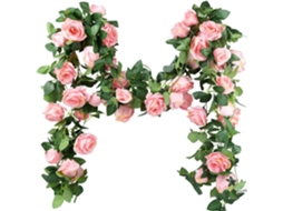 Kit com 3 Roseiras Artificiais Pequenas de Plástico para Decoração, com 10 Cabeças Cada BRILVIBERA