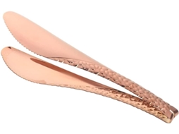 Pinça Para Churrasco, Pinça Para Pastelaria Churrasco Em Aço Inoxidável Dourado Rosê
