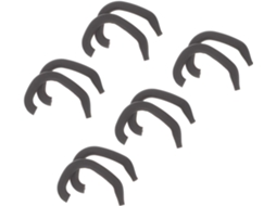 Corretor De Orelhas Para Bebê, 5 Pares, Silicone Preto