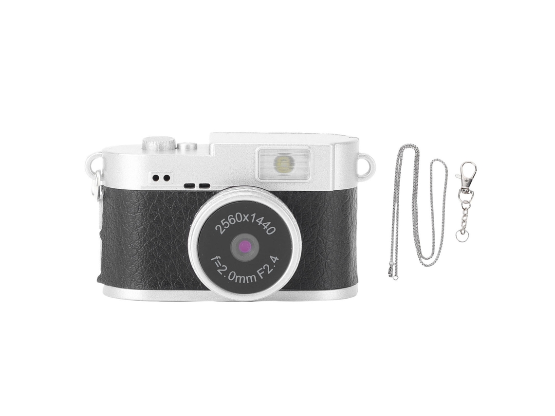 Câmera Digital Retro Mini EOOCOO gravação 2k FHD tela IPS de 1,47 polegadas