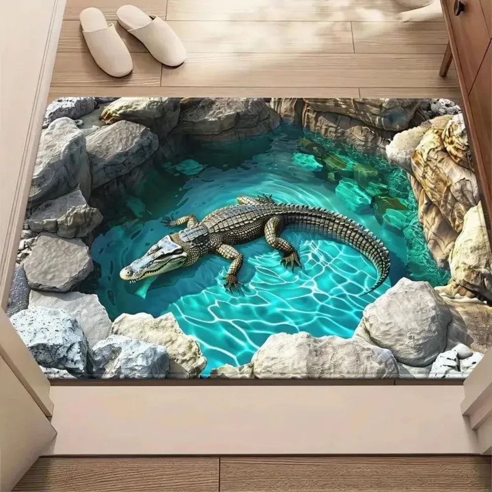 Tapete De Banheiro Antiderrapante 3d (estilo 4, 40x60cm), Tapete De Secagem Rápida.