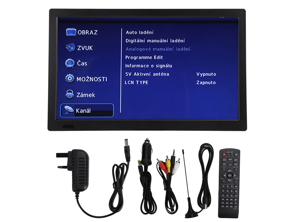 Tv Digital Portátil Tela 13 Polegadas Suporte Casa/carro