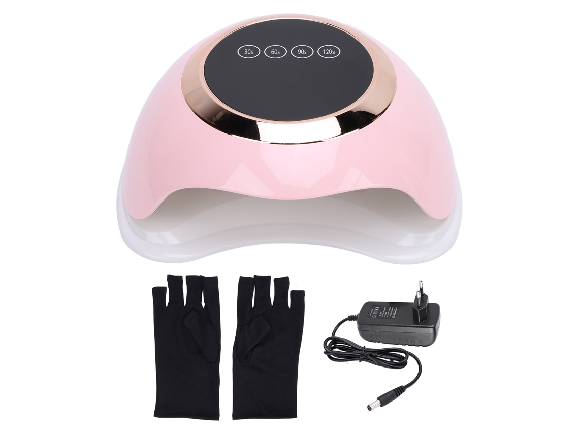 Lâmpada De Unhas Uv Led Com Sensor Inteligente Secador De Esmaltes Potente 30 Chips Para Salão E Lar Plug Ue
