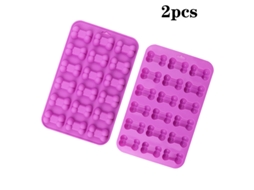 Formas De Silicone Para Assar Bolo De Praliné Com Tema De Cachorro, Para Mini Cubos De Gelo E Sabonetes.
