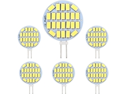 Lâmpada Led Nova Line G4 3w AC/DC 12/24v 300lm branco frio 6000k equivalente a 30w halógena pacote de 6