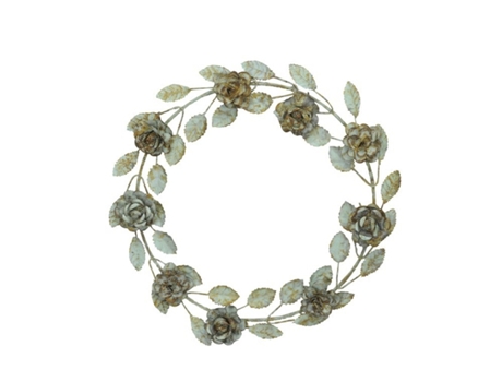 Coroa Rosas Em Ferro 35cm 640808000938 Posiwio