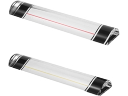 Lupa Portátil Zerodeko Em Acrílico Transparente, Com Régua De 16 Cm E