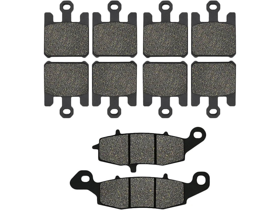Pastilhas de Freio Universais Dianteiras e Traseiras para Motocicleta Vn1600 Material Semimetálico: Fabricado