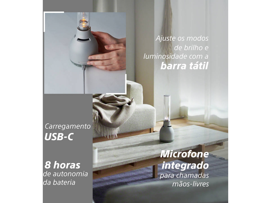 Coluna Bluetooth SONY LSPXS3 (Autonomia: 8 Horas)