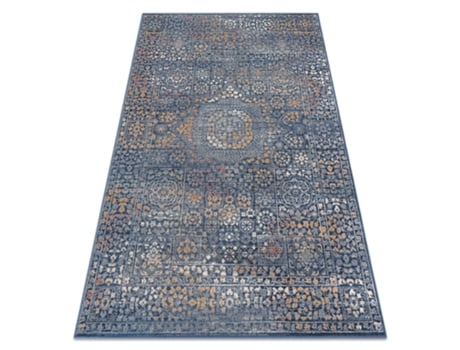 Tapete Nain Ornamento 7708/51911 Azul Escuro/Oranžový (160 x 230 cm)