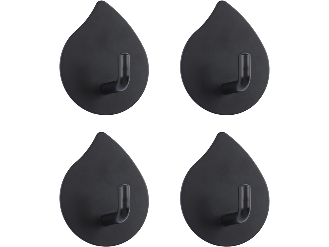 Ganchos Adesivos Para Toalha Morobor, Conjunto De 4 Peças Em Formato Gota D Água, Para Parede Gancho Moderno Chaves