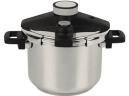 Panela De Pressão 6l Inox Indução Modelo Queen Cofan