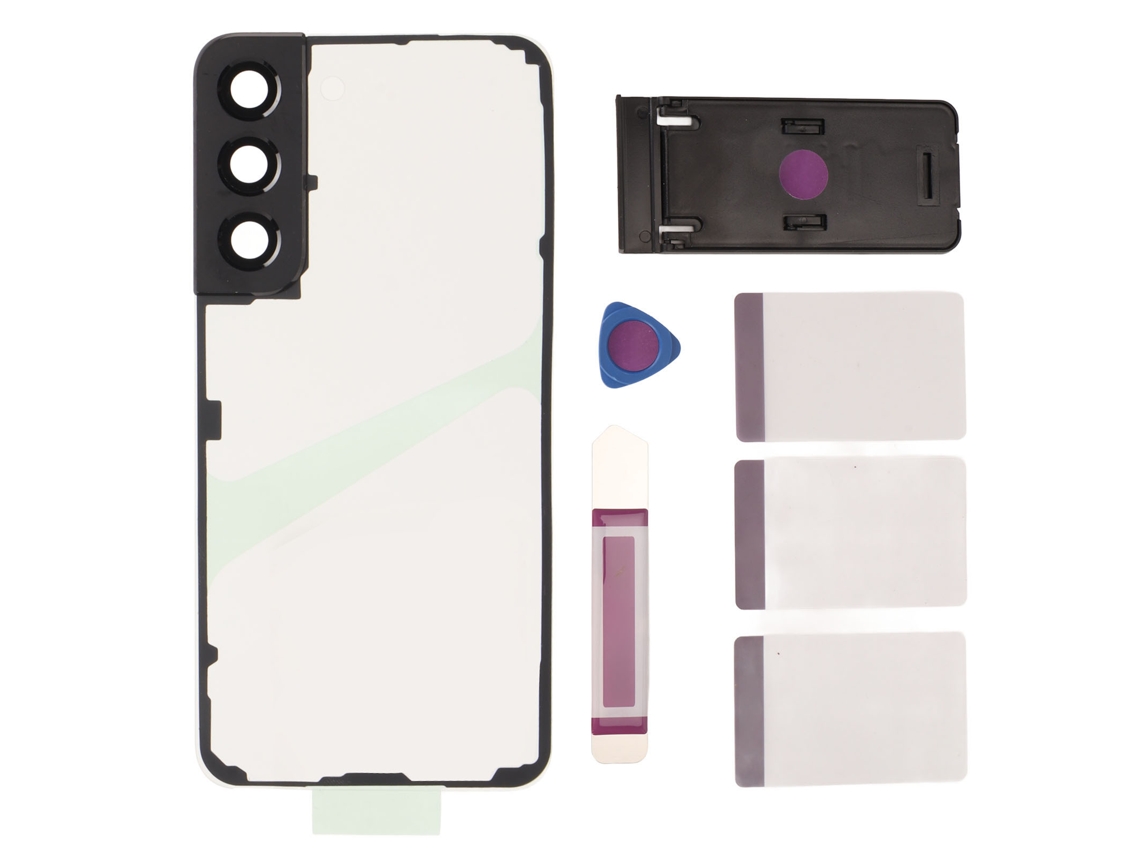 Tampa Vidro Traseira Galaxy S22 com Suporte e Kit Ferramentas