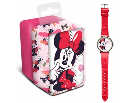 Relógio KIDSEUROSWAN Analógico Minnie (Idade Mínima Recomendada: 3 anos)