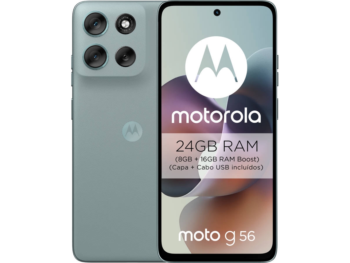 Smartphone MOTOROLA G56 5G (6.7'' - 8 GB - 512 GB - Cinzento)