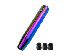 Manopla De Câmbio Manual Alumínio 13-18cm Knob Corrida 3 Adaptadores