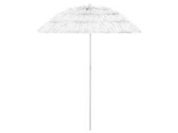 Vidaxl Guarda-sol De Praia Hawaii 180 Cm Branco