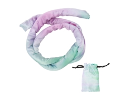Brazaletes De Pelo Spiral Lock Flexíveis Tie Dye Roxo Para Cabelo Grosso Longo Cacheado E Dreadlocks