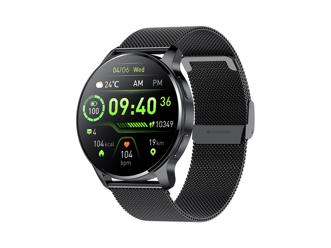 Smart Watch SHAH ARPAN Tela Full Touch Hd para Android/Ios Preto