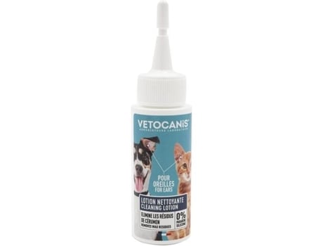 Limpeza De Ouvidos Para Gato E Cão 60ml Vetocanis
