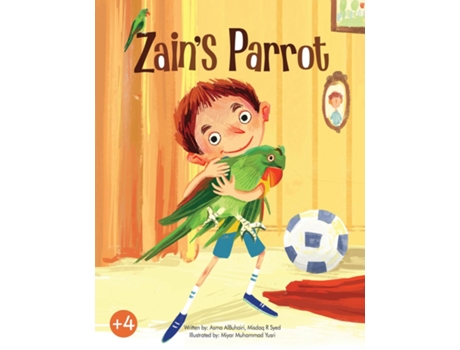 Livro Zains Parrot de Asma Albuhairi (Inglês)
