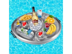 Bandeja Inflável Para Bebidas, Porta-cerveja Inflável Em Pvc, Bandeja Inflável Para Bar De Spa, Ideal Para Festas Na Praia E Piscina.