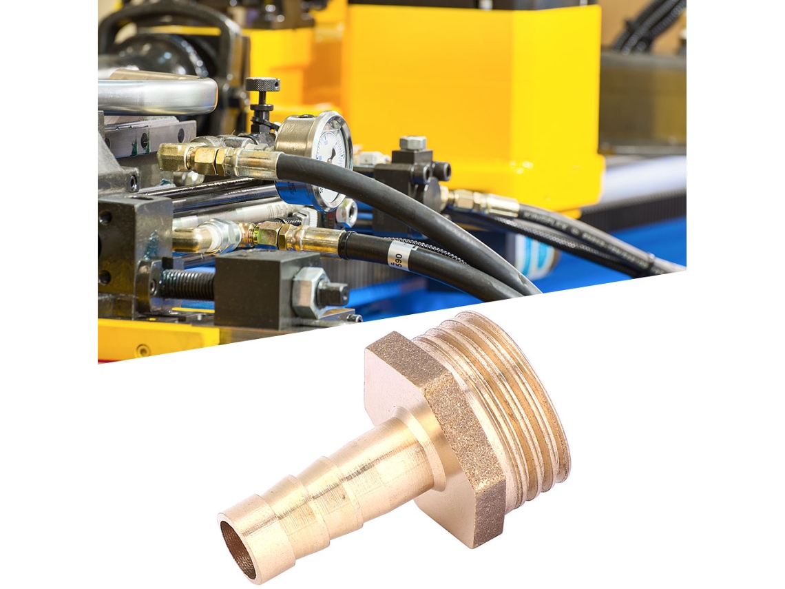 Conector Rosca Macho G1/2 Latão 8mm 5pcs