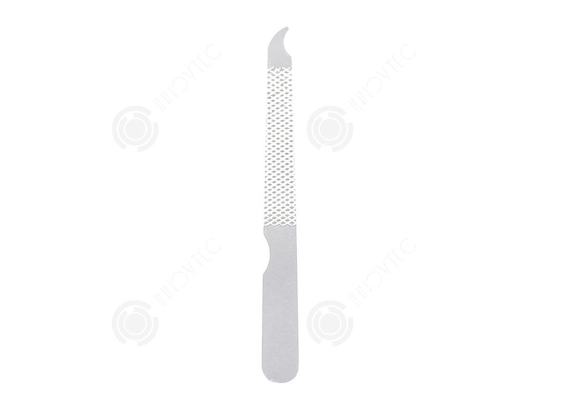 Inn Nail Limas 74 x 0,8 cm Aço Inoxidável Texturizado Limas para Uso Doméstico Conjunto de Limas Dupla Face Innovtec