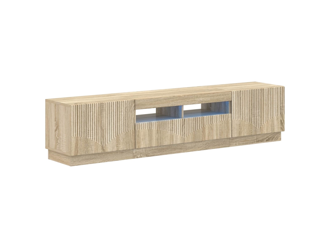 Vidaxl Armário De Tv Led De 5 Peças Carvalho Sonoma