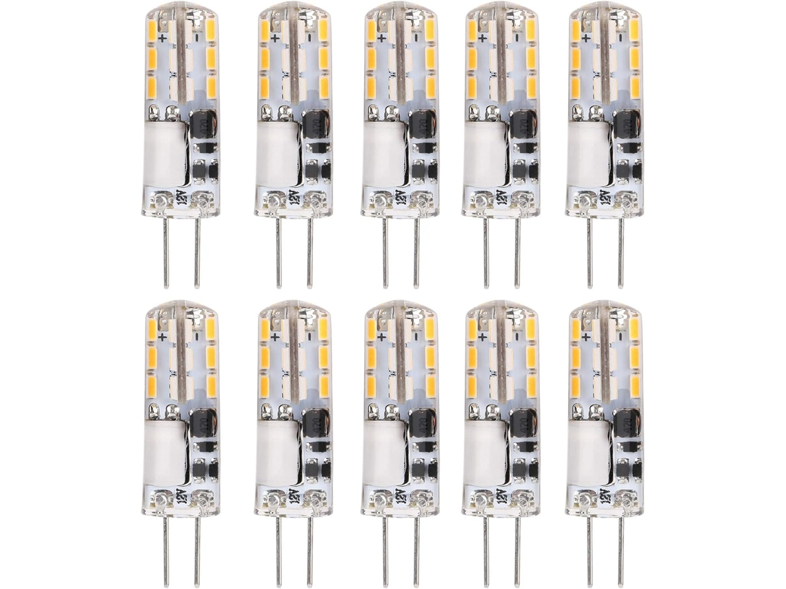 Lâmpadas Led G4 Reguláveis, Soquetes J C Bi Pin, Lâmpadas De 1,2 W Ca/cc 12 V Brilvibera