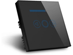 Rebe interruptor Dimmer Led Táctil 500w Panel de Cristal Botones de Flecha Protección Contra Sobrecarga Instalación Fácil