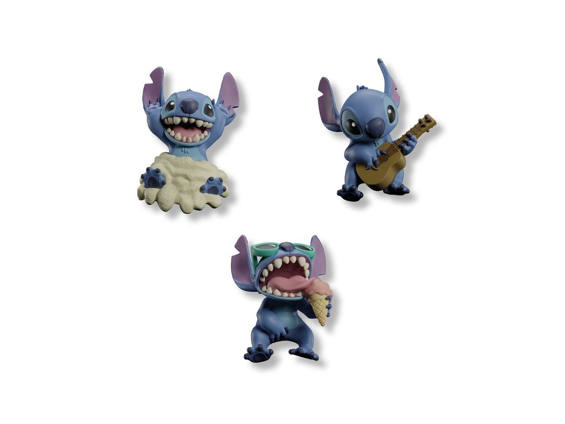 Conjunto de 3 cores 3D Disney Stitch Erik