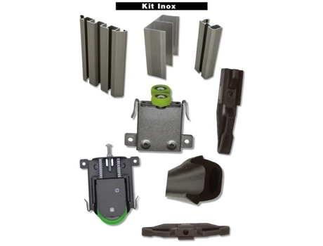 Kit Std Pequeno Duval Bilcocq Altura 2500 Mm Comprimento 3000 Mm Aço Inoxidável Escovado 73-0016-K133 SEUILS BILCOCQ