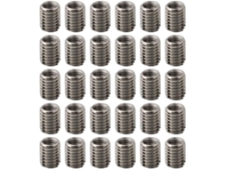 Conjunto De 30 Insertos Roscados Macho M6 Fêmea E M8 Em Aço, Com 10 Mm
