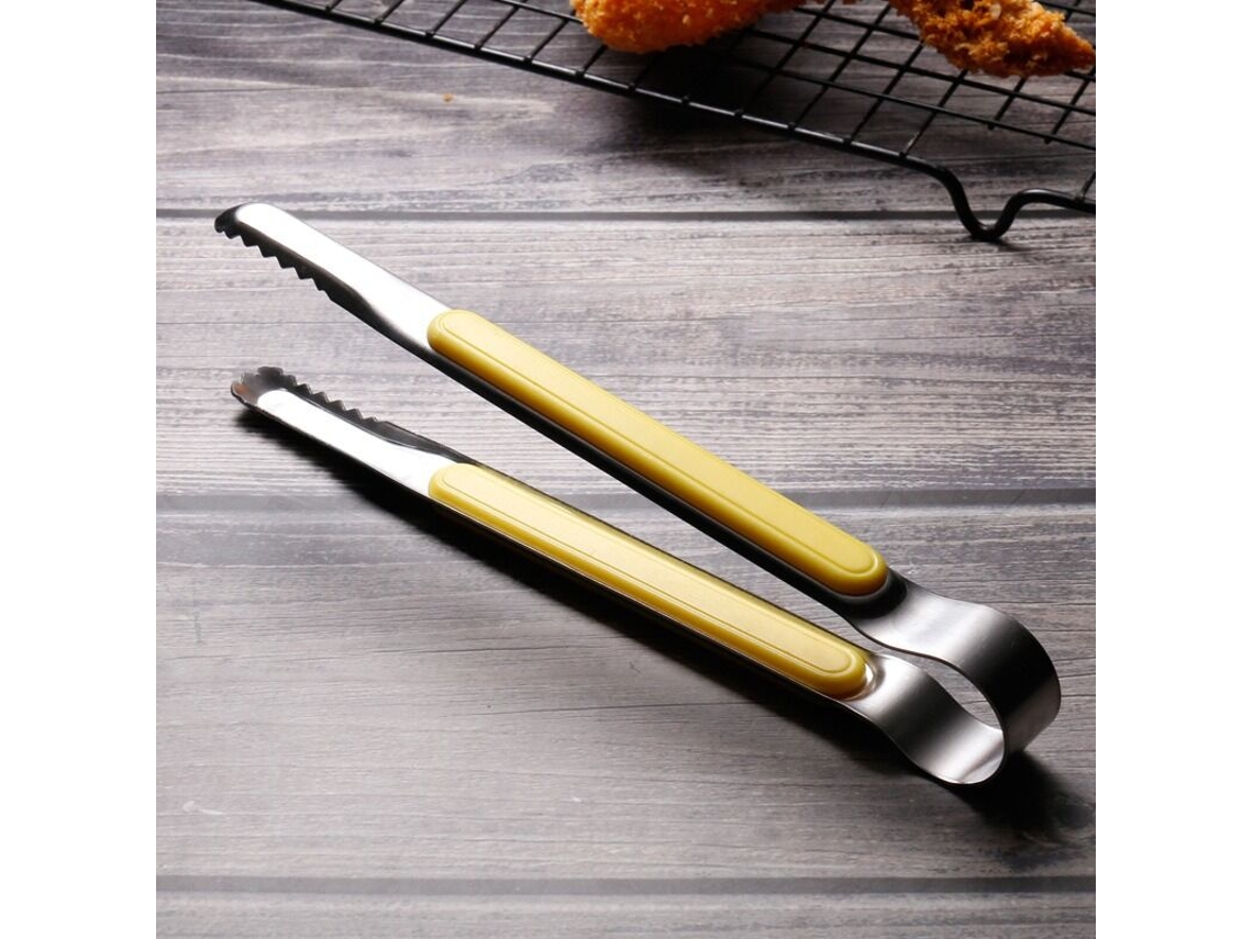 Pinça Bbq Inox 25.5cm Amarela DUREFORWARD