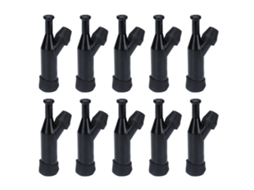 Yuru 10pcs Tampa de Vela de Alta Pressão 168f Gx160 Preto Abs Durável para Gerador a Gasolina 2kw3kw