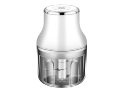 Picador De Alho, Mini Processador De Alimentos, Mini Picador Recarregável Via Usb, Potente Triturador De Alho (branco)