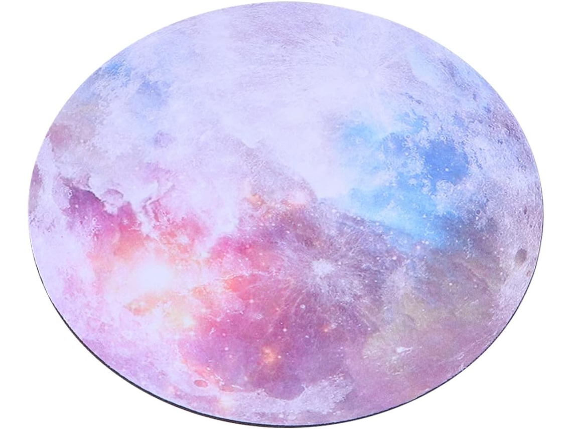 Mousepad Redondo Antiderrapante De Borracha Natural Com Design Para Escritório E Gokoco